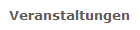 Veranstaltungen